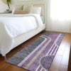 Piper Looms Chantille Art Deco ACN532 Purple Area Rug