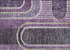 Piper Looms Chantille Art Deco ACN532 Purple Area Rug