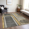 Piper Looms Chantille Art Deco ACN532 Taupe Area Rug