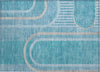Piper Looms Chantille Art Deco ACN532 Teal Area Rug
