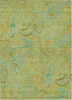 Piper Looms Chantille Paisley ACN533 Aloe Area Rug