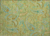 Piper Looms Chantille Paisley ACN533 Aloe Area Rug