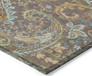 Piper Looms Chantille Paisley ACN533 Chocolate Area Rug