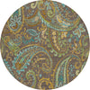 Piper Looms Chantille Paisley ACN533 Chocolate Area Rug