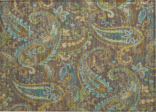 Piper Looms Chantille Paisley ACN533 Chocolate Area Rug