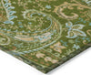 Piper Looms Chantille Paisley ACN533 Green Area Rug