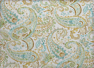 Piper Looms Chantille Paisley ACN533 Ivory Area Rug