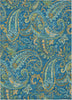 Piper Looms Chantille Paisley ACN533 Navy Area Rug