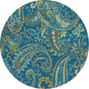 Piper Looms Chantille Paisley ACN533 Navy Area Rug