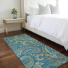 Piper Looms Chantille Paisley ACN533 Navy Area Rug