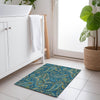 Piper Looms Chantille Paisley ACN533 Navy Area Rug