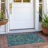 Piper Looms Chantille Paisley ACN533 Navy Area Rug