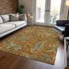 Piper Looms Chantille Paisley ACN533 Paprika Area Rug