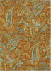 Piper Looms Chantille Paisley ACN533 Paprika Area Rug