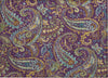 Piper Looms Chantille Paisley ACN533 Purple Area Rug