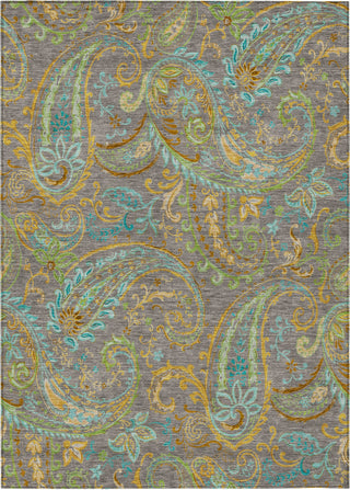 Piper Looms Chantille Paisley ACN533 Taupe Area Rug