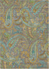 Piper Looms Chantille Paisley ACN533 Taupe Area Rug