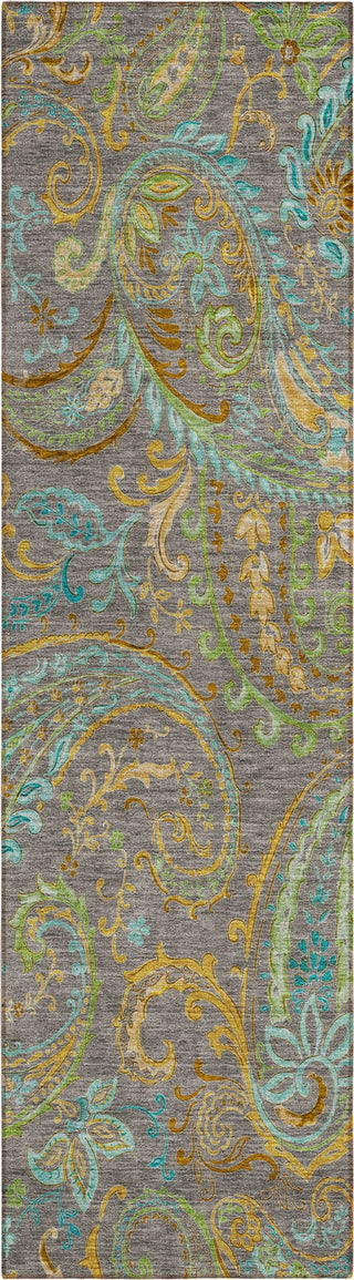 Piper Looms Chantille Paisley ACN533 Taupe Area Rug