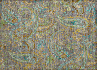 Piper Looms Chantille Paisley ACN533 Taupe Area Rug