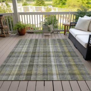 Piper Looms Chantille Plaid ACN534 Gray Area Rug