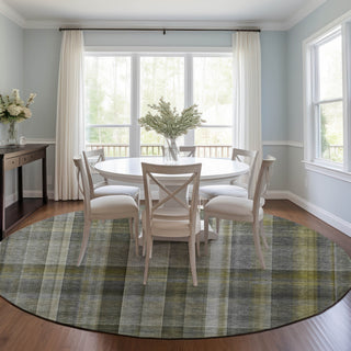 Piper Looms Chantille Plaid ACN534 Gray Area Rug