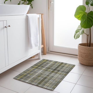 Piper Looms Chantille Plaid ACN534 Gray Area Rug