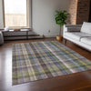 Piper Looms Chantille Plaid ACN534 Pewter Area Rug -  Featured