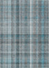 Piper Looms Chantille Plaid ACN534 Teal Area Rug