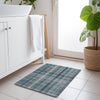 Piper Looms Chantille Plaid ACN534 Teal Area Rug