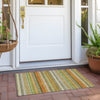 Piper Looms Chantille Stripes ACN535 Aloe Area Rug