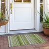 Piper Looms Chantille Stripes ACN535 Fern Area Rug