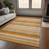 Piper Looms Chantille Stripes ACN535 Paprika Area Rug