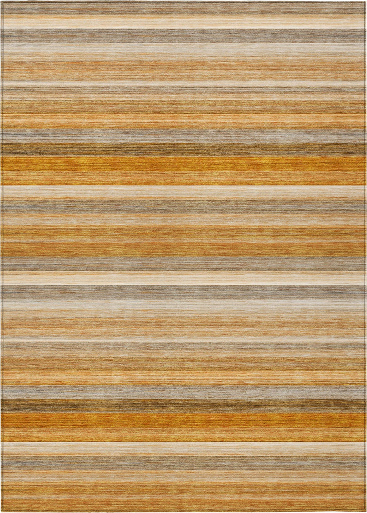 Piper Looms Chantille Stripes ACN535 Paprika Area Rug