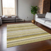 Piper Looms Chantille Stripes ACN535 Wheat Area Rug