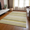 Piper Looms Chantille Stripes ACN535 Wheat Area Rug