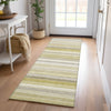 Piper Looms Chantille Stripes ACN535 Wheat Area Rug