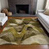Piper Looms Chantille Abstract ACN536 Coffee Area Rug