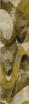 Piper Looms Chantille Abstract ACN536 Coffee Area Rug