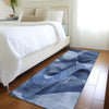 Piper Looms Chantille Abstract ACN536 Navy Area Rug