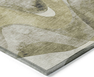 Piper Looms Chantille Abstract ACN536 Olive Area Rug