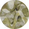 Piper Looms Chantille Abstract ACN536 Olive Area Rug