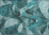 Piper Looms Chantille Abstract ACN536 Teal Area Rug