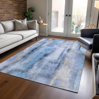 Piper Looms Chantille Casual ACN537 Blue Area Rug