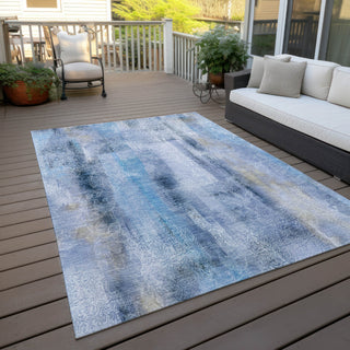 Piper Looms Chantille Casual ACN537 Blue Area Rug