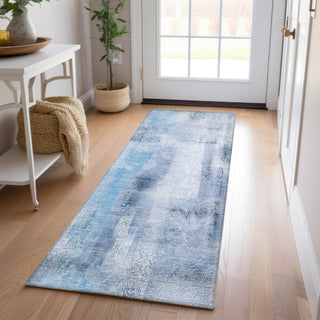 Piper Looms Chantille Casual ACN537 Blue Area Rug