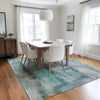 Piper Looms Chantille Casual ACN537 Teal Area Rug
