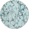 Piper Looms Chantille Floral ACN538 Teal Area Rug