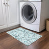 Piper Looms Chantille Floral ACN538 Teal Area Rug