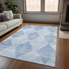 Piper Looms Chantille Geometric ACN539 Blue Area Rug