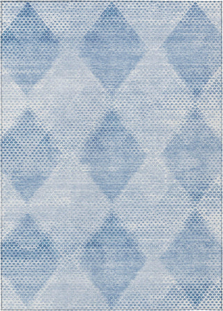 Piper Looms Chantille Geometric ACN539 Blue Area Rug